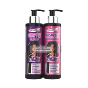 Dona Flora Magic Keratin Pack Escova Progressiva Brasileira 2x300ml