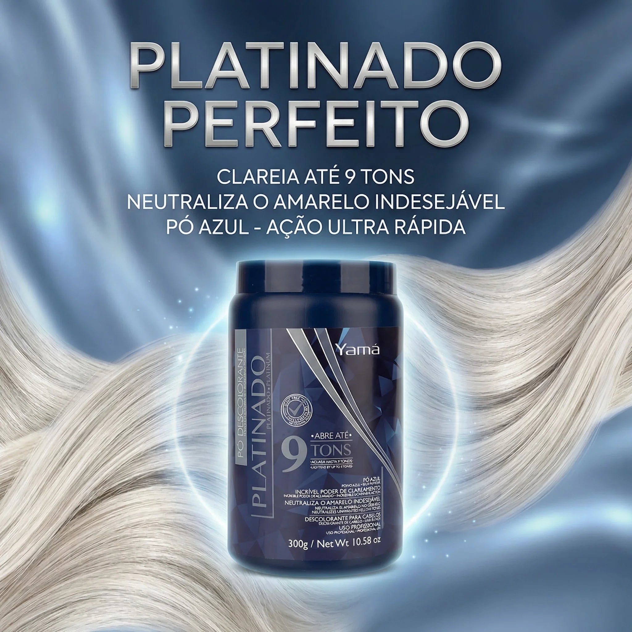 Yamá Platinado Pó Descolorante 300g