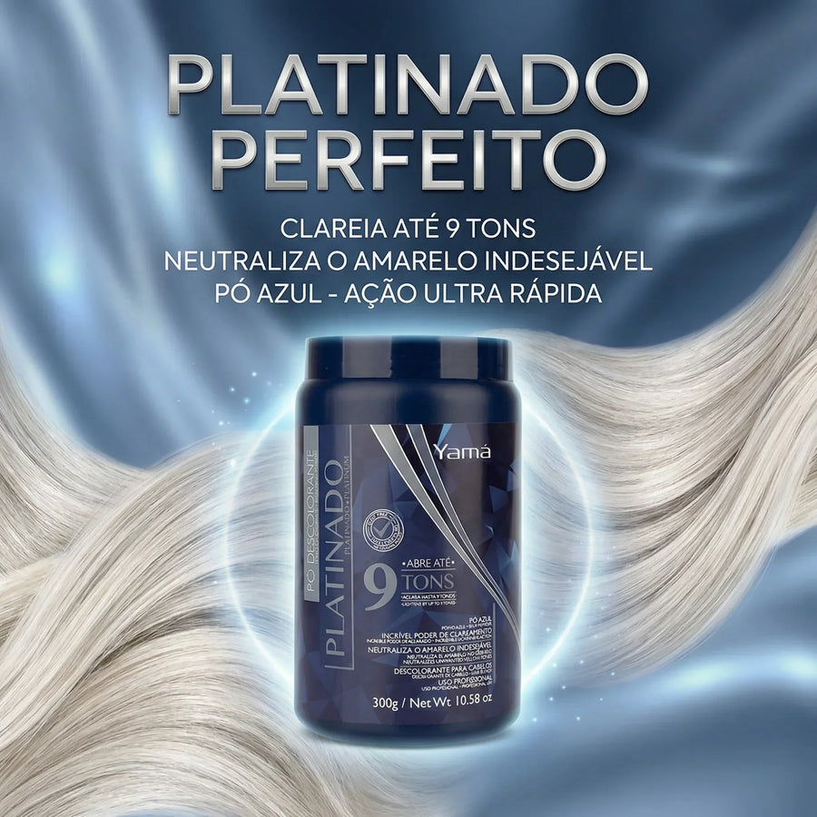 Yamá Platinado Pó Descolorante 300g