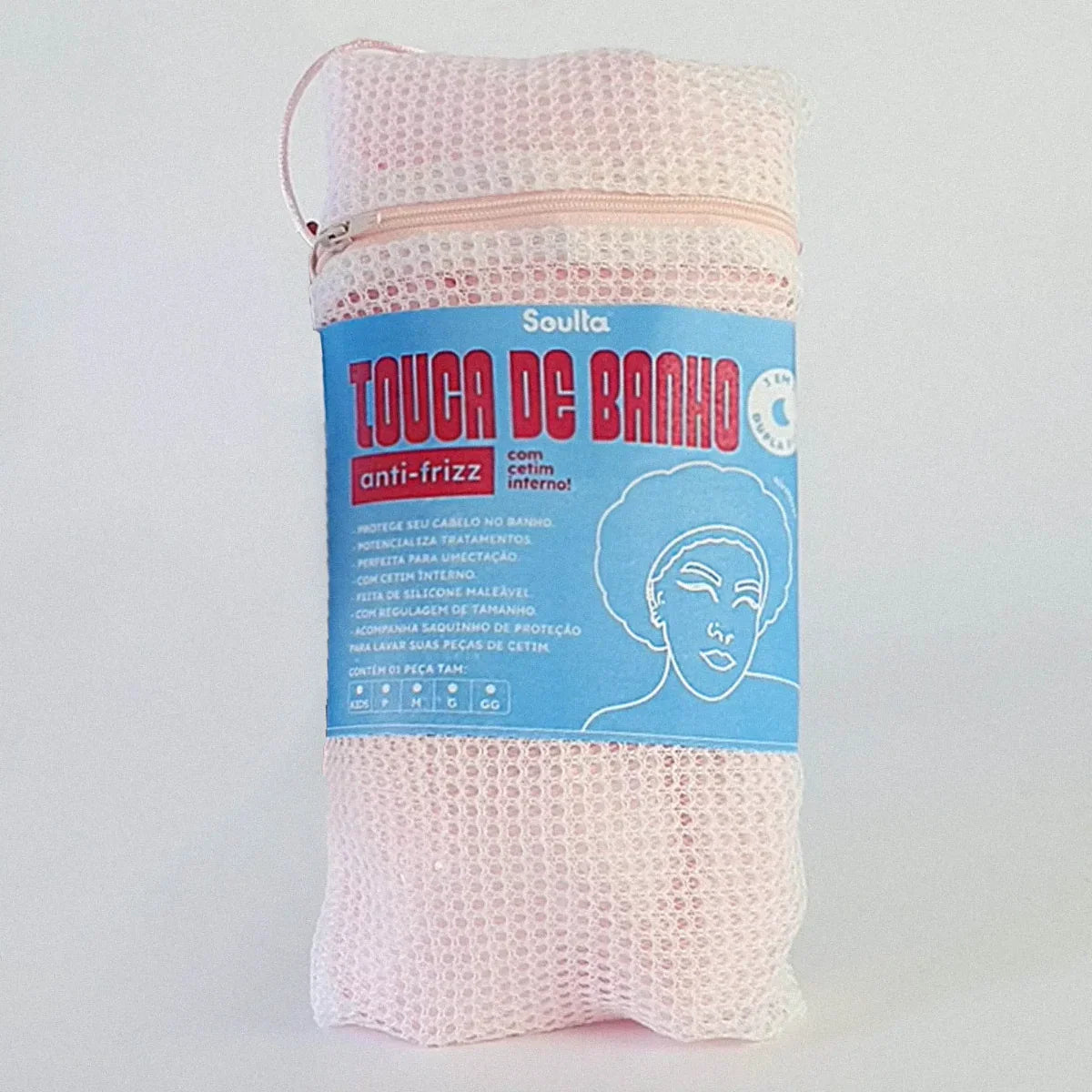Soulta Touca de banho + Saquinho Para Lavar Peças Delicadas
