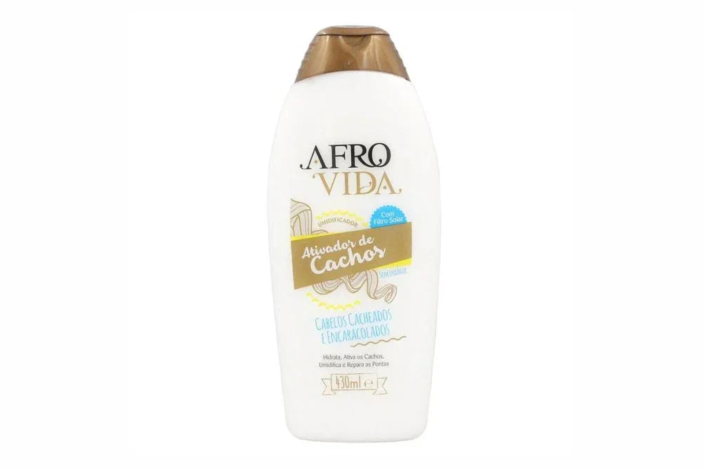 Afro Vida Humidificador Ativador De Cachos 430ml - Ilha dos cosméticos