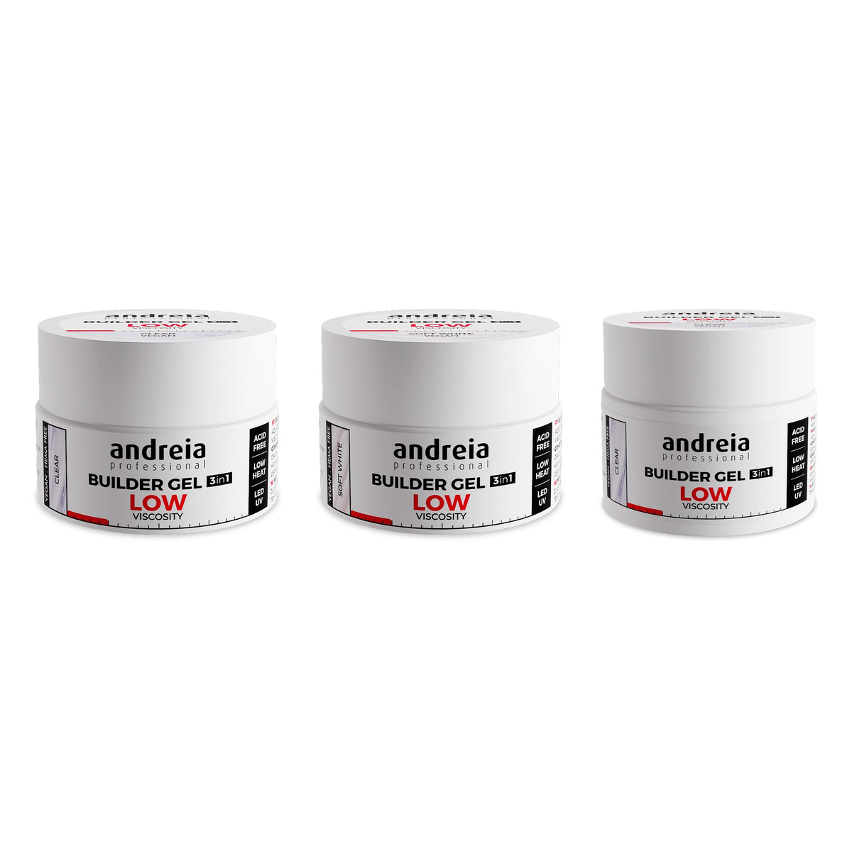 Andreia Builder Gel 3 em 1 Viscosidade Baixa
