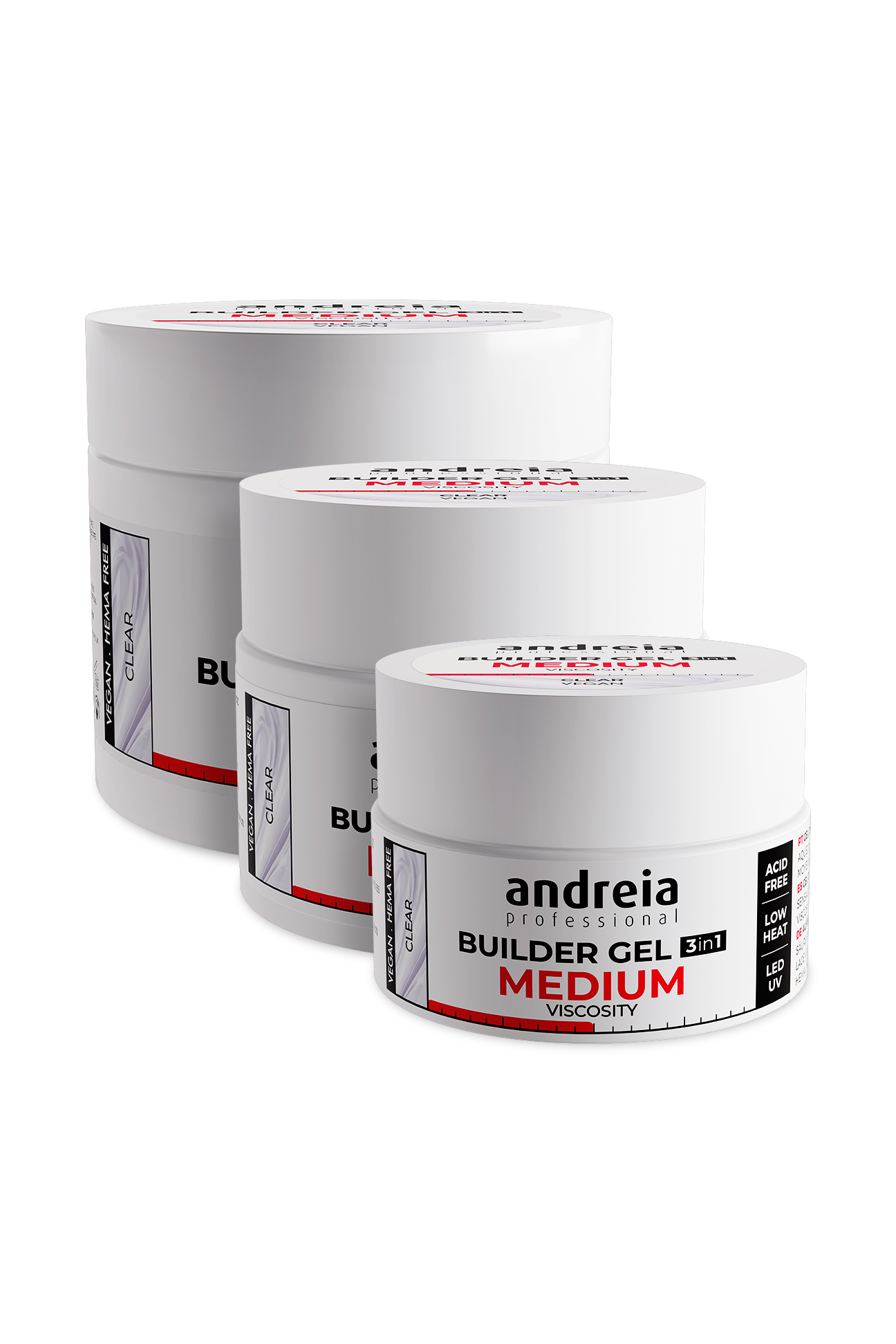 Andreia Builder Gel 3 em 1 Viscosidade Média