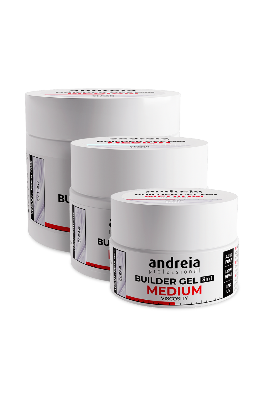 Andreia Builder Gel 3 em 1 Viscosidade Média