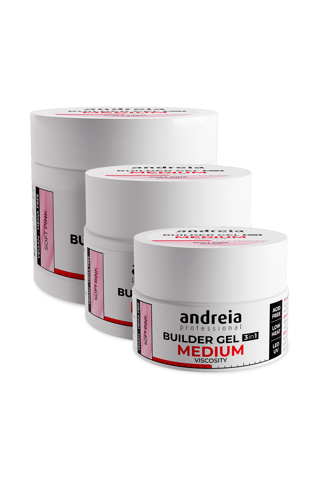 Andreia Builder Gel 3 em 1 Viscosidade Média