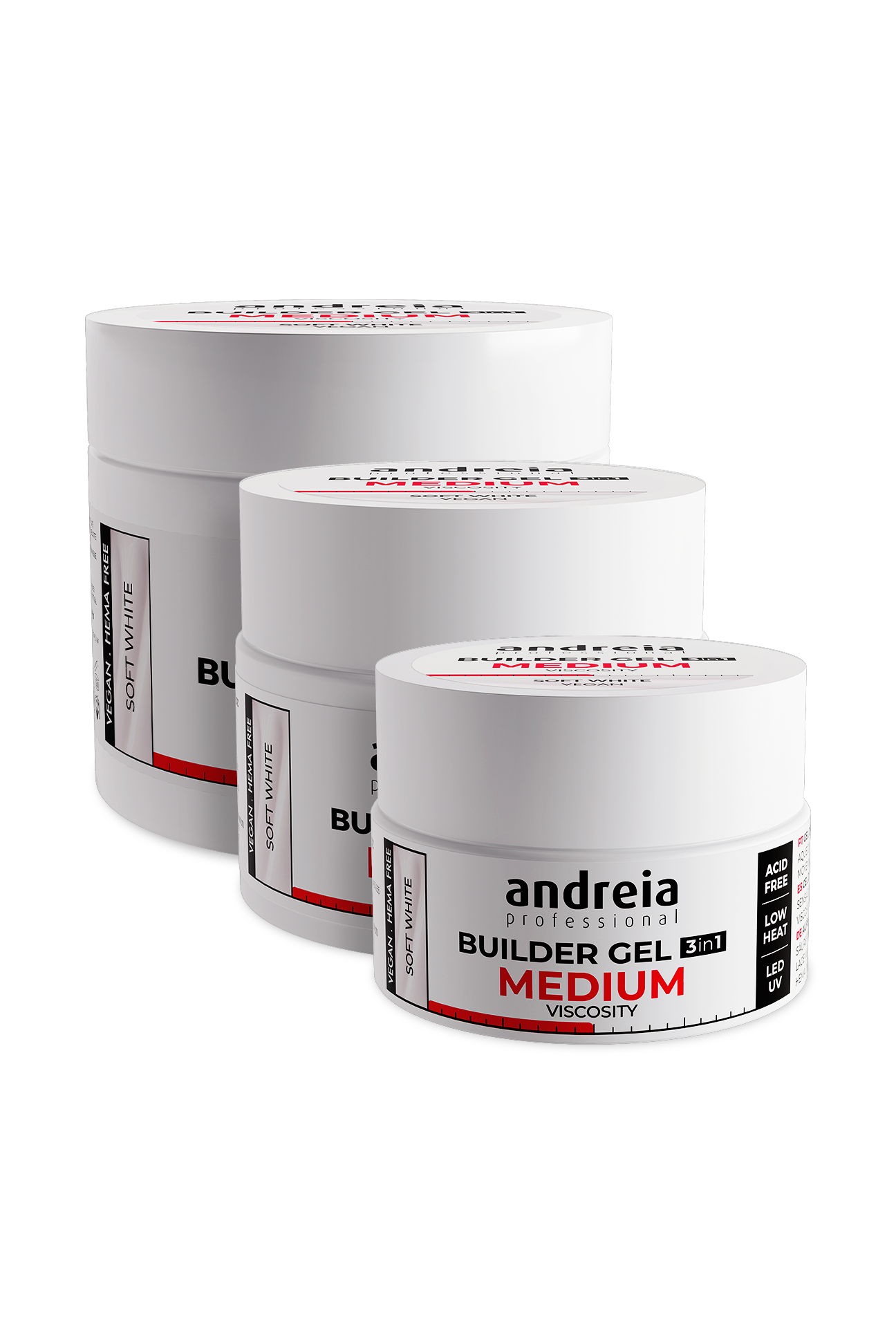 Andreia Builder Gel 3 em 1 Viscosidade Média