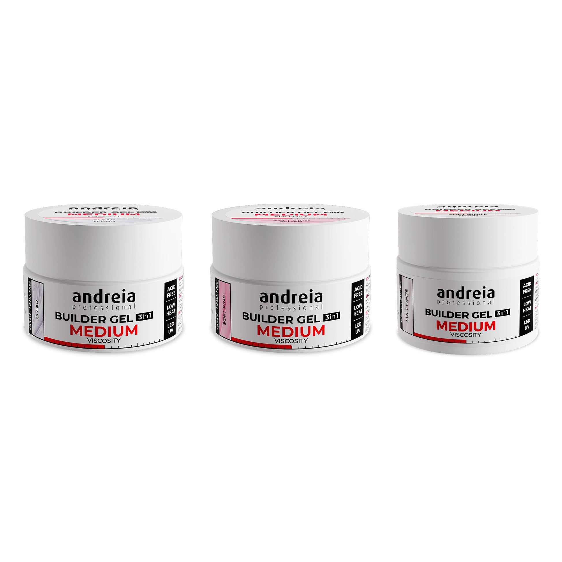 Andreia Builder Gel 3 em 1 Viscosidade Média
