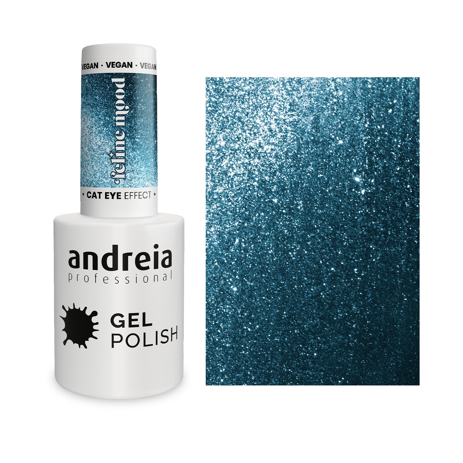 Andreia Cat Eye Effect FE5 Azul Petróleo