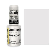 Andreia Cotton Candy Top Coat Leitoso 10,5ml 01 Milky White