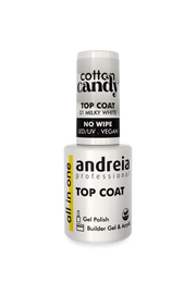 Andreia Cotton Candy Top Coat Leitoso 10,5ml