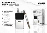 Andreia Brushless Drill Broca de Unhas Portátil