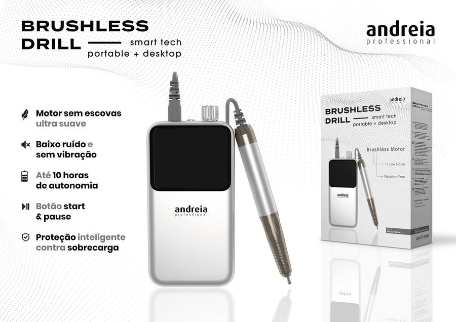 Andreia Brushless Drill Broca de Unhas Portátil