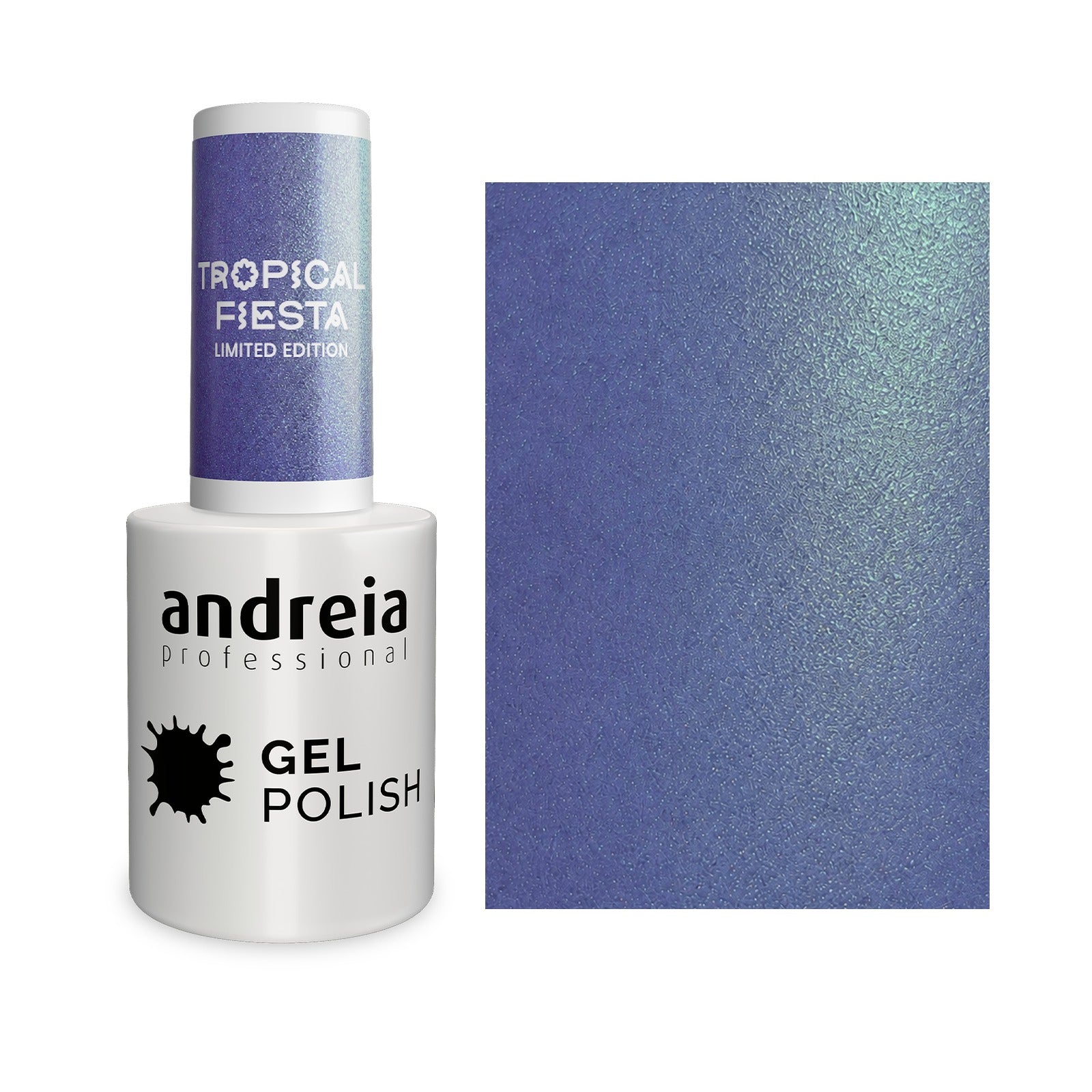 Andreia Gel Polish TR4 Azul Violeta Metalizado Tropical Fiesta