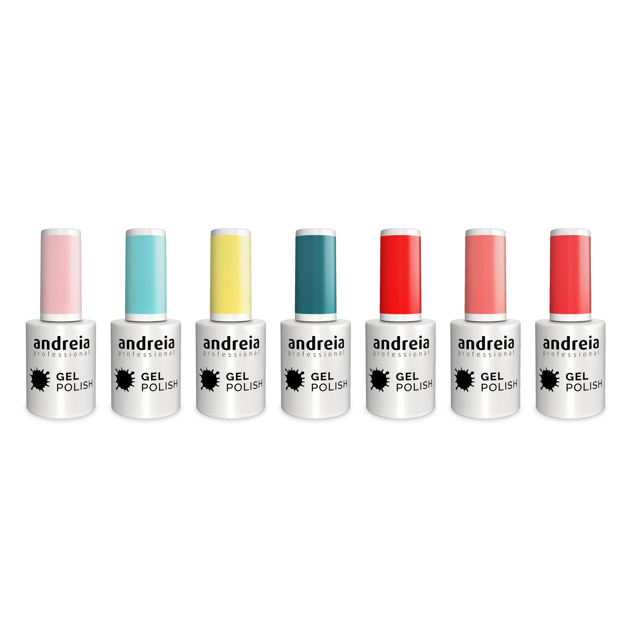 Andreia Gel Polish Verniz Gel LED UV — as cores
