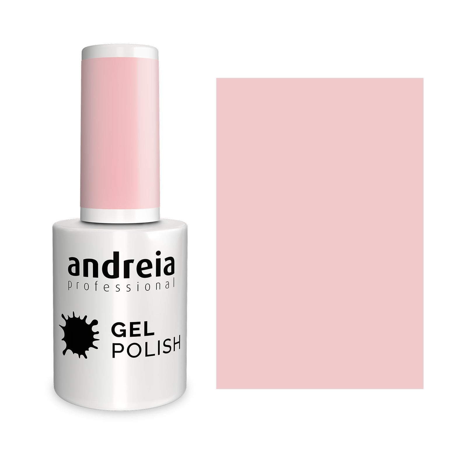 Andreia Gel Polish 200 Rosa Leitoso — frasco e cor