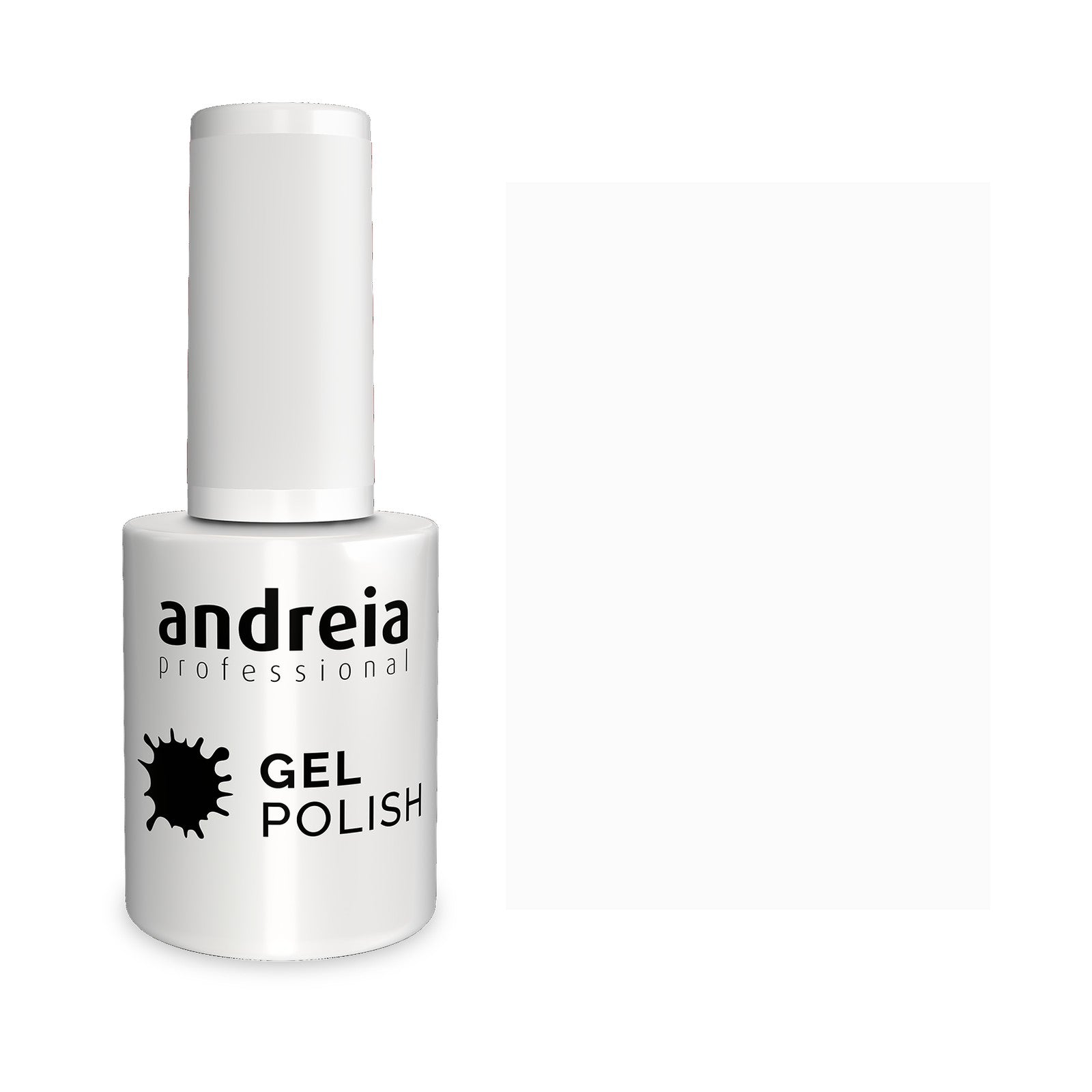 Andreia Gel Polish 218 Branco — frasco e cor
