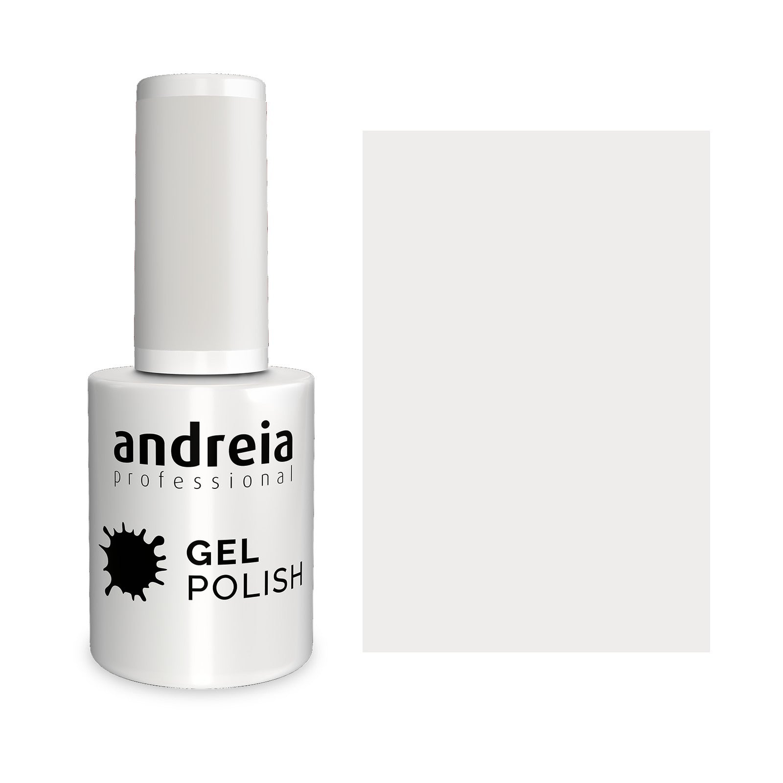 Andreia Gel Polish 219 Branco Leitoso — frasco e cor
