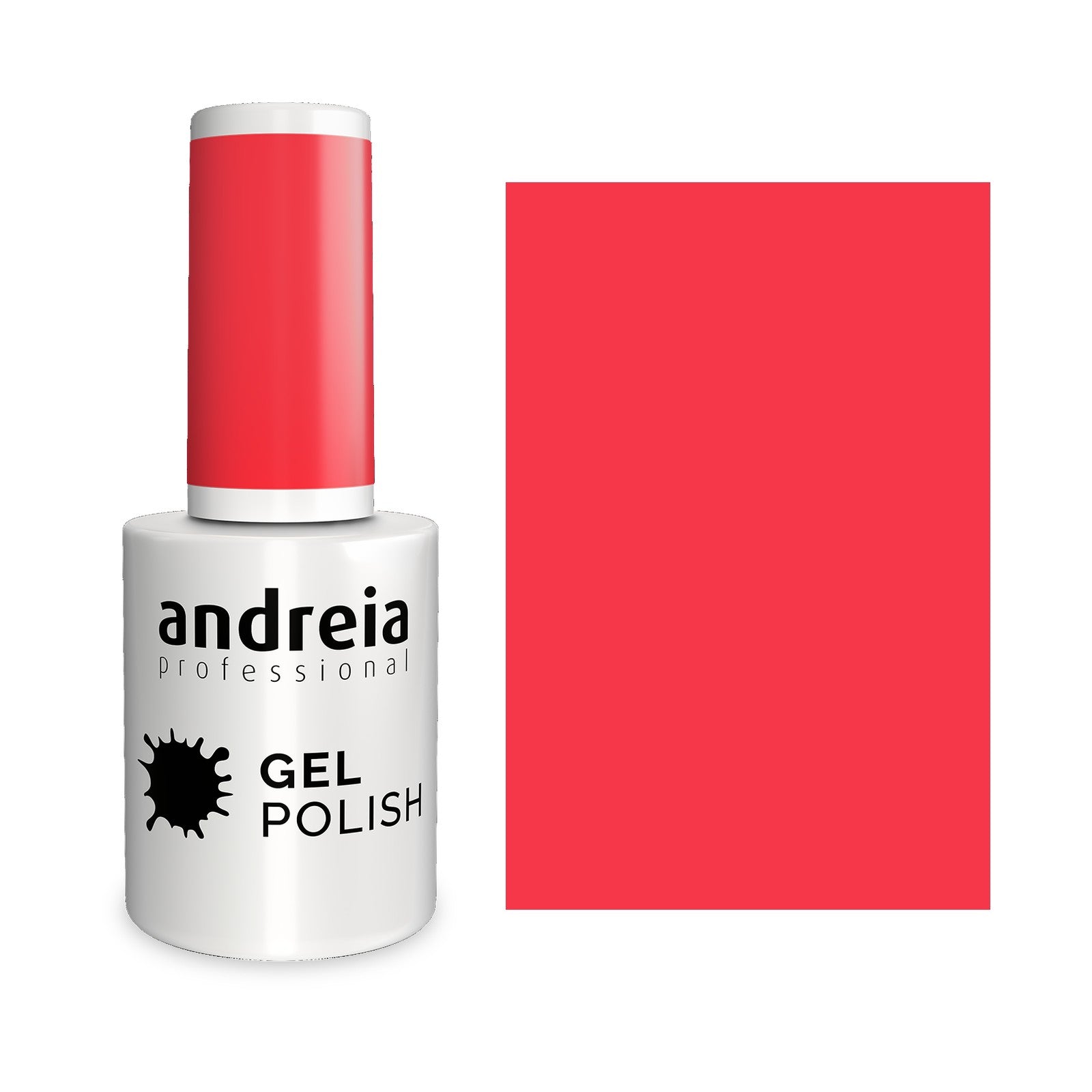 Andreia Gel Polish 267 Rosa Coral — frasco e cor
