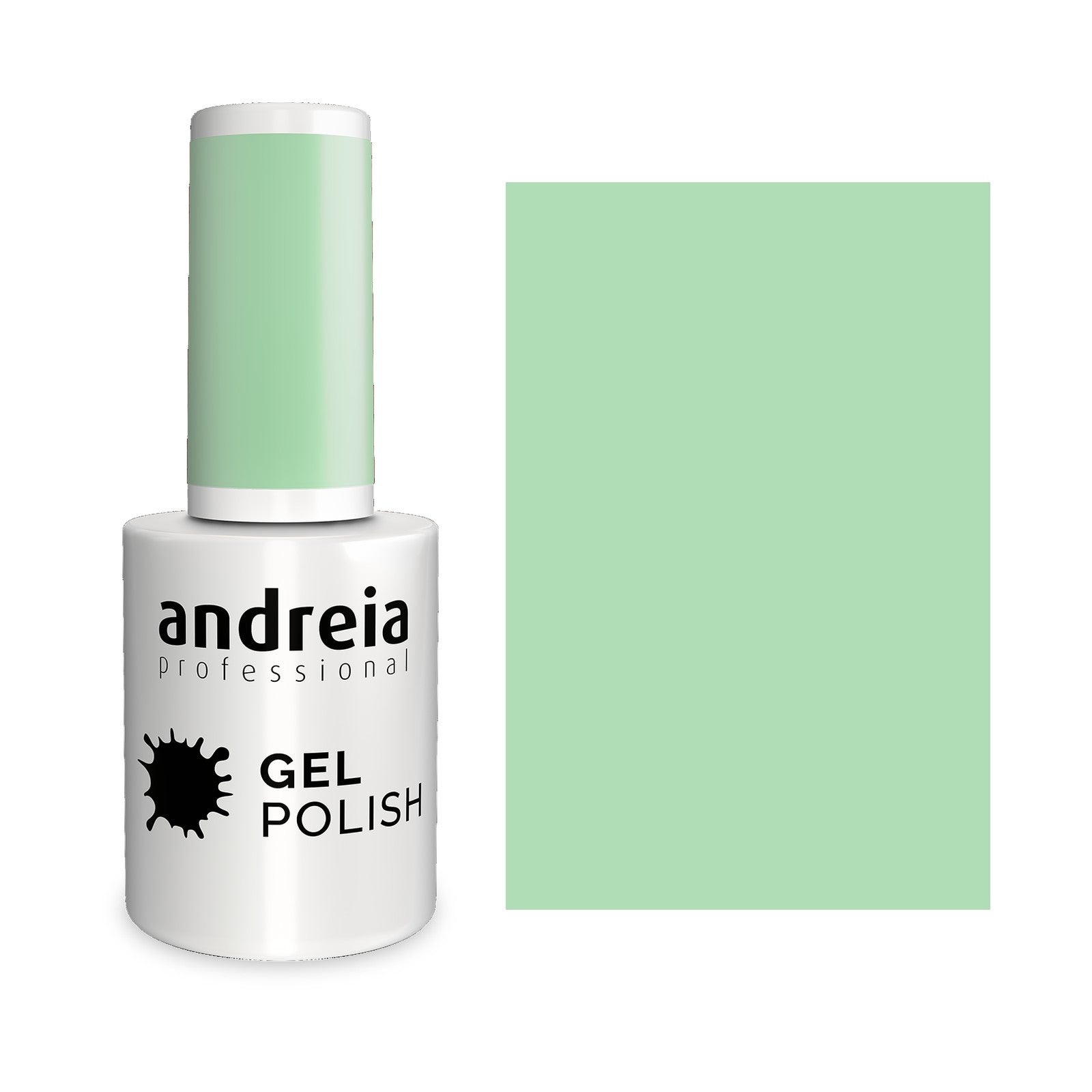 Andreia Gel Polish 286 Verde Menta — frasco e cor