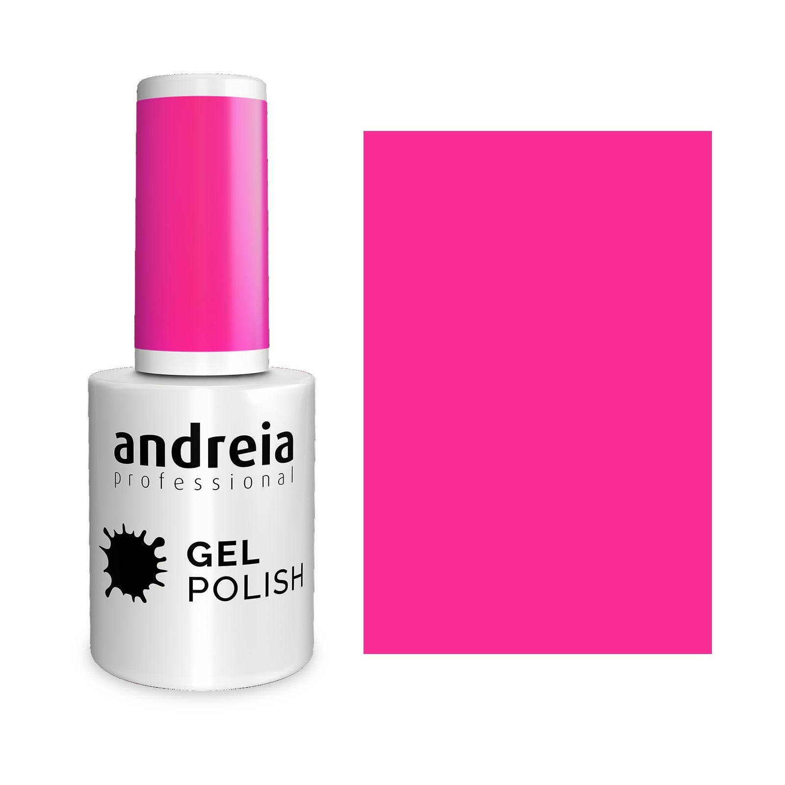 Andreia Gel Polish 290 Rosa Vivo — frasco e cor