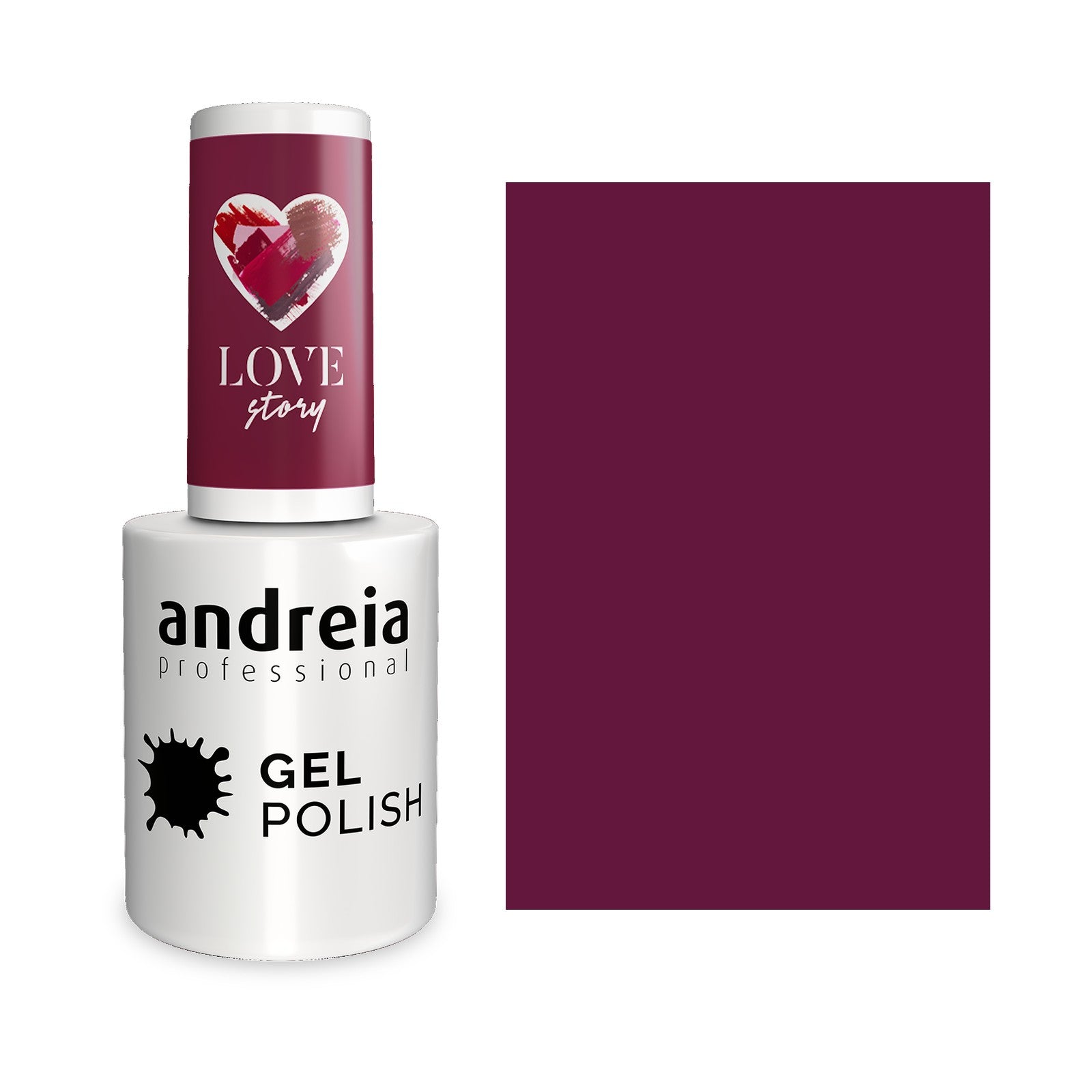 Andreia Gel Polish 303 Vinho — frasco e cor