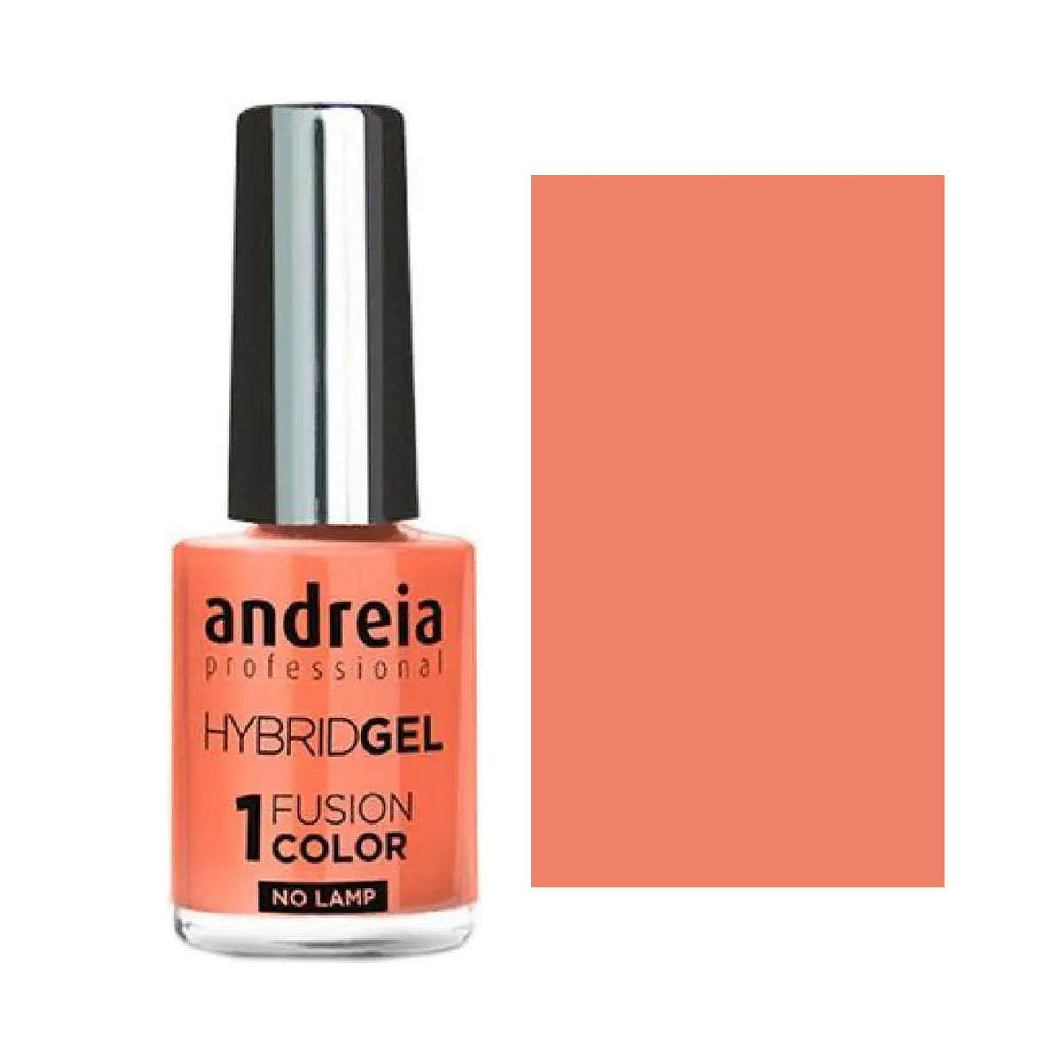Andreia Hybrid Gel Fusion Color H32 Coral — frasco e cor