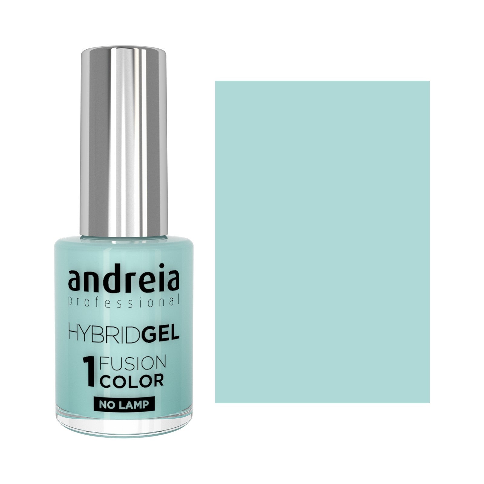 Andreia Hybrid Gel Fusion Color H46 Menta Claro — frasco e cor