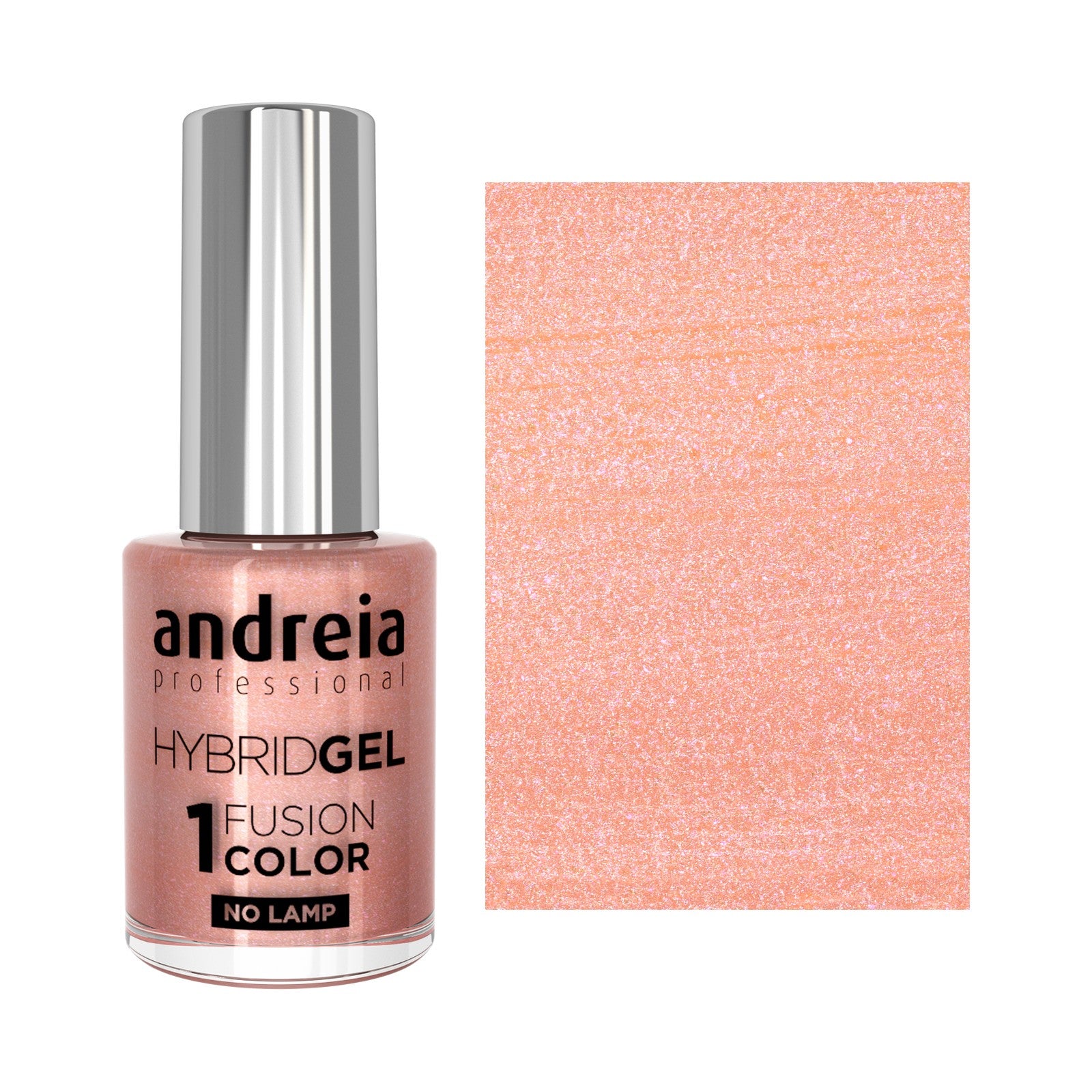 Andreia Hybrid Gel Fusion Color H49 Diamante Rosa — frasco e cor