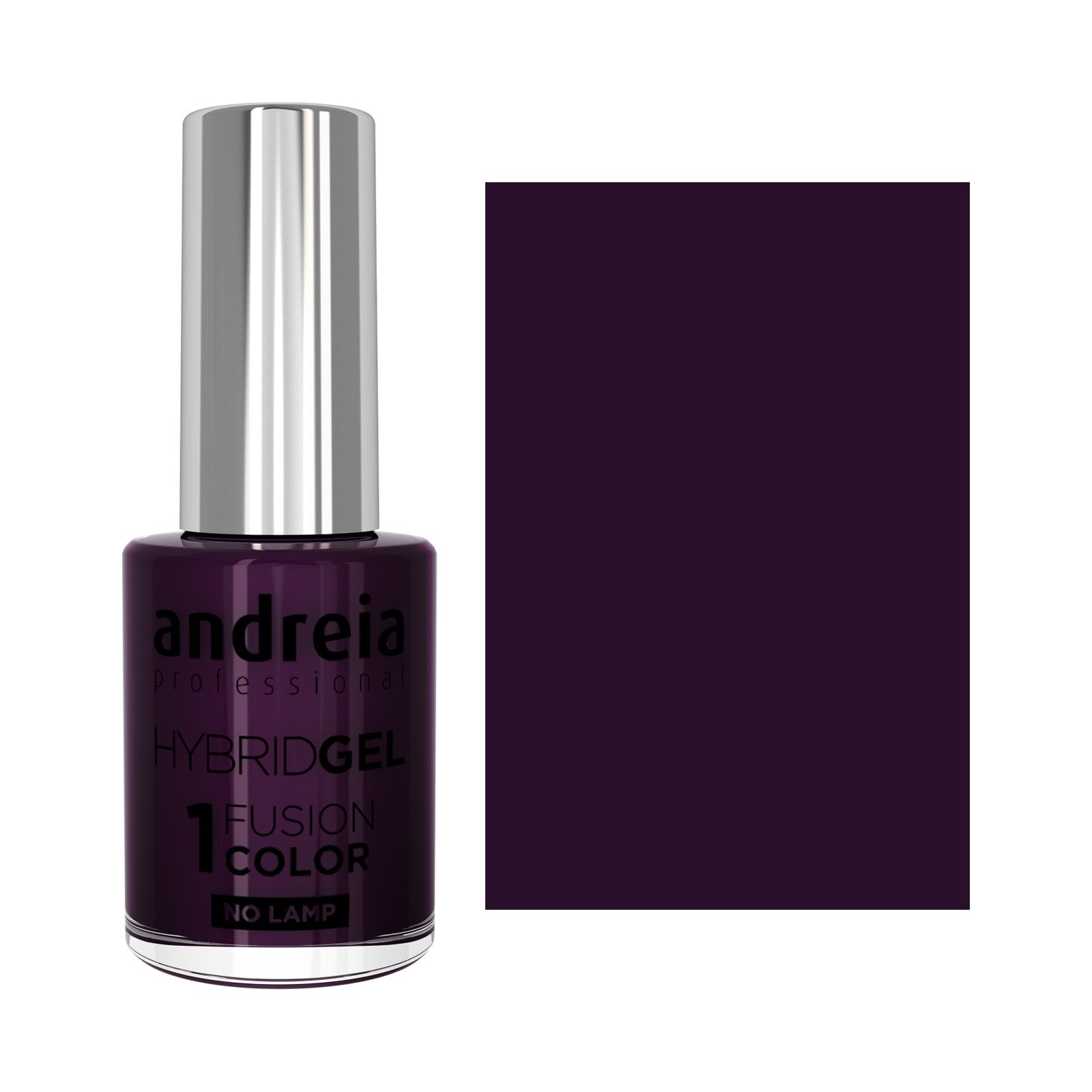 Andreia Hybrid Gel Fusion Color H78 Roxo Amora — frasco e cor