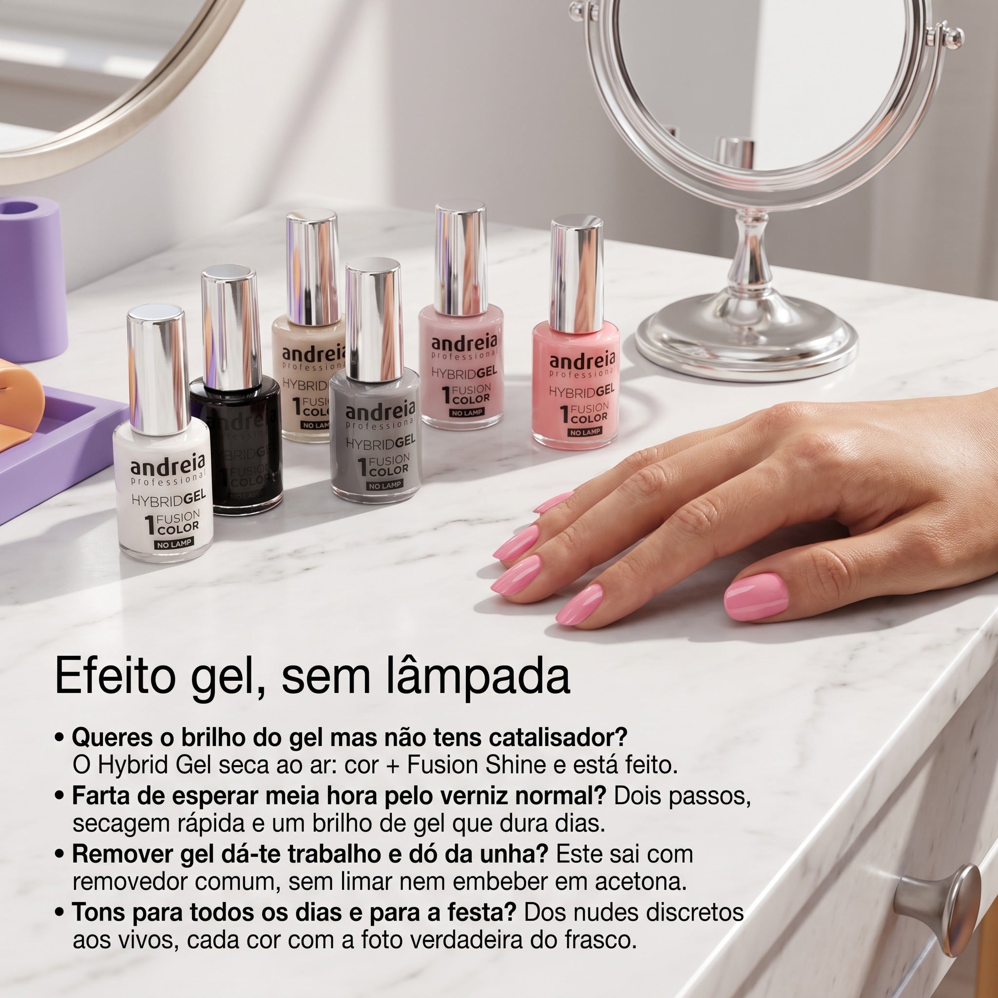 Andreia Hybrid Gel Fusion Color — anúncio