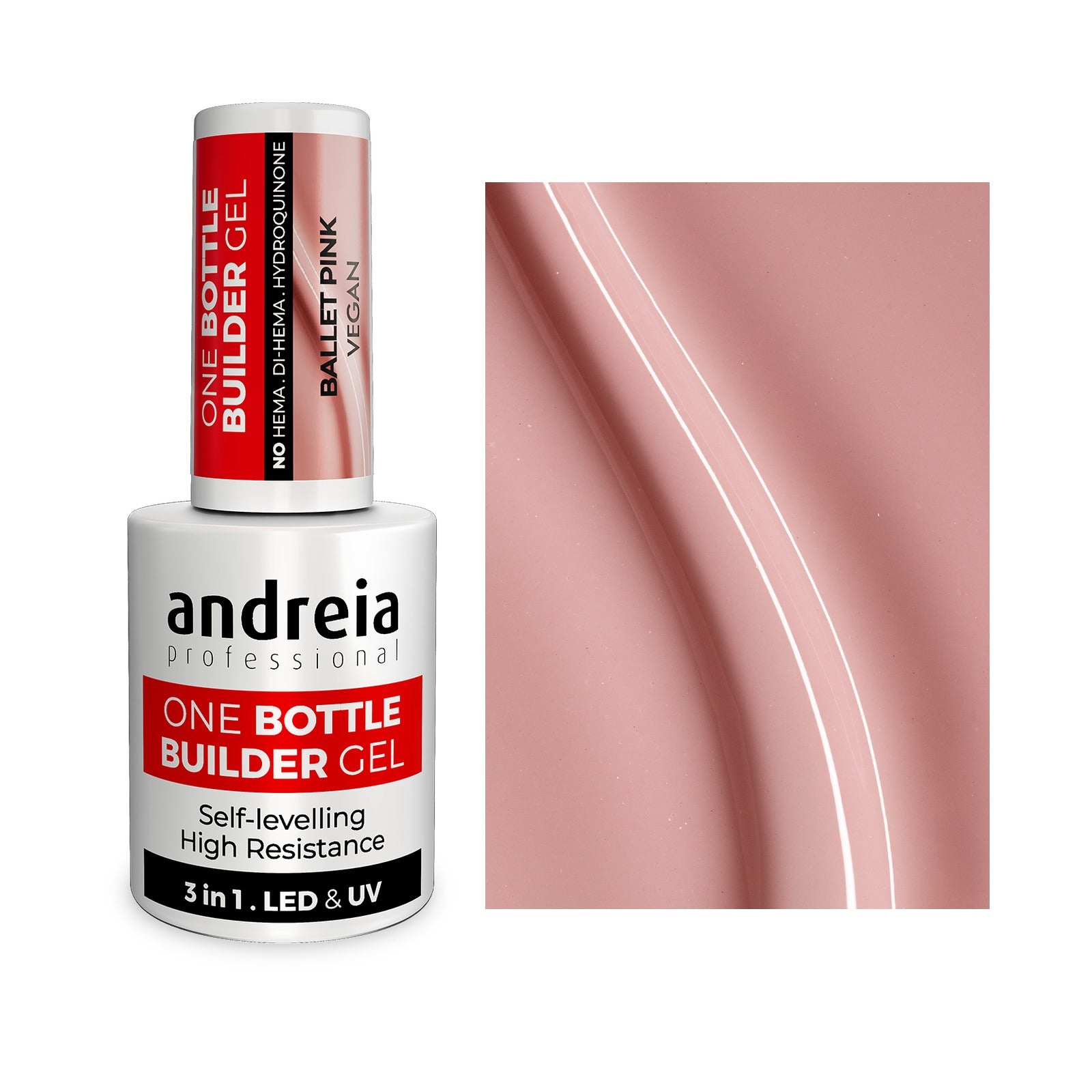 Andreia One Bottle Builder Gel Ballet Pink 14 ml