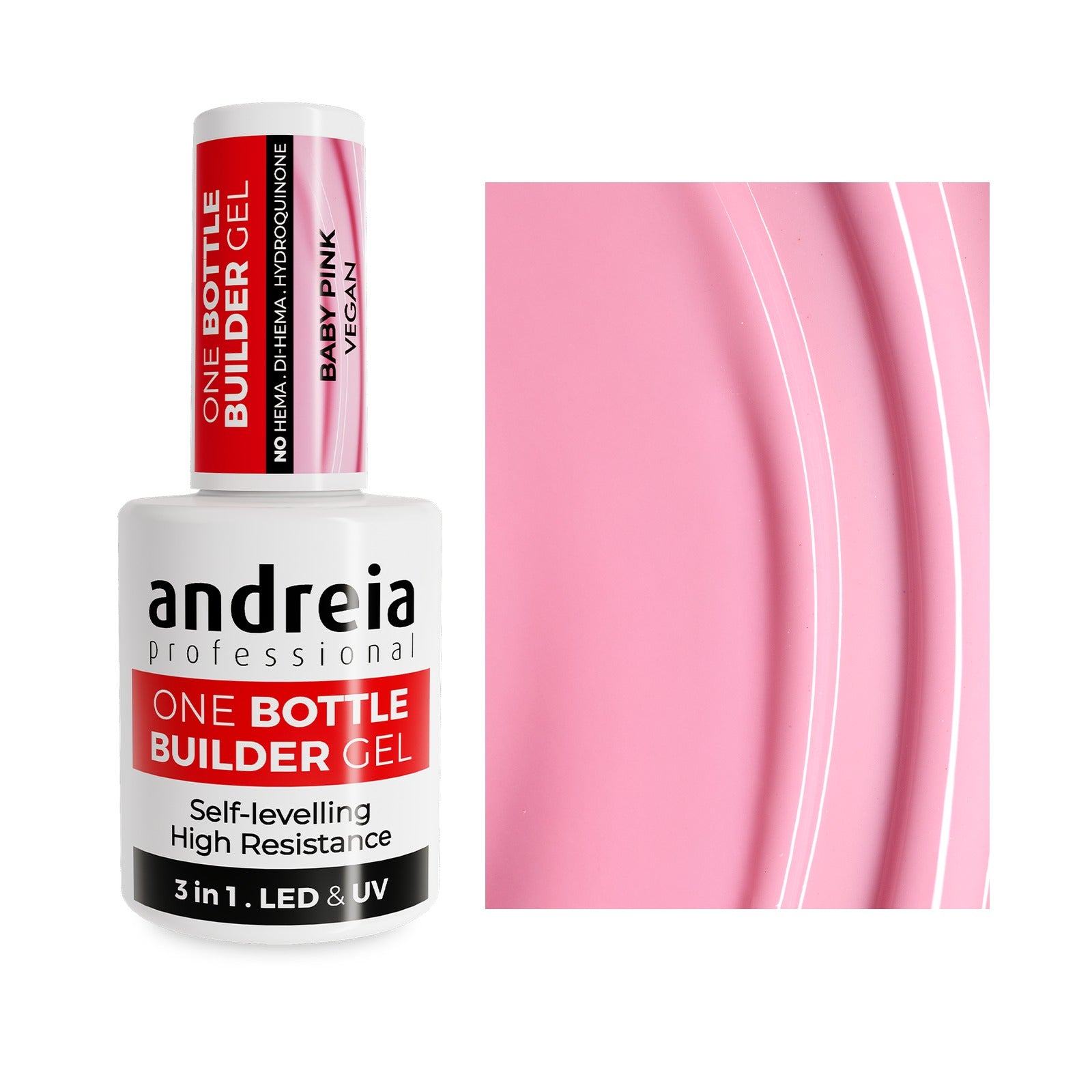 Andreia One Bottle Builder Gel Baby Pink 14 ml