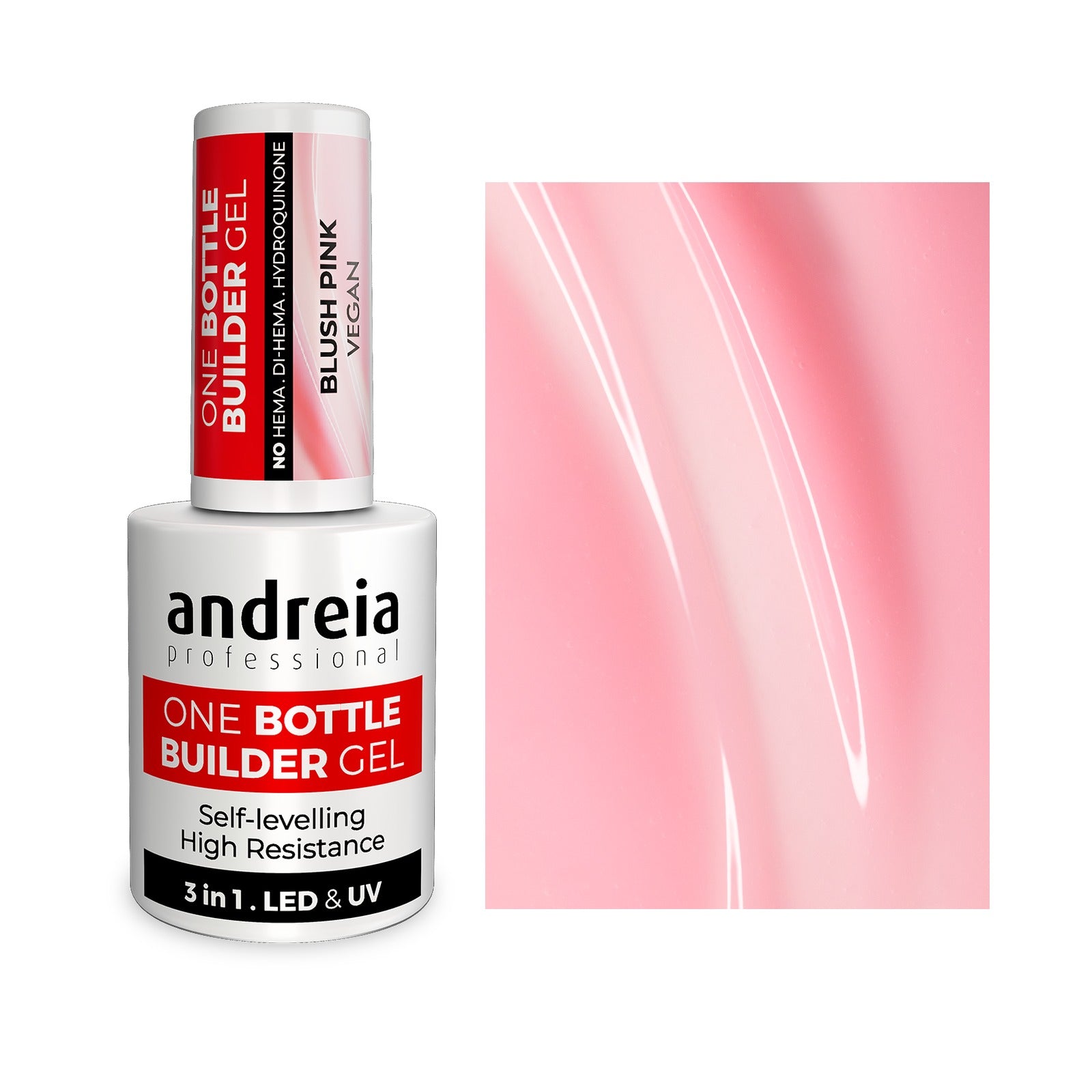 Andreia One Bottle Builder Gel Blush Pink 14 ml