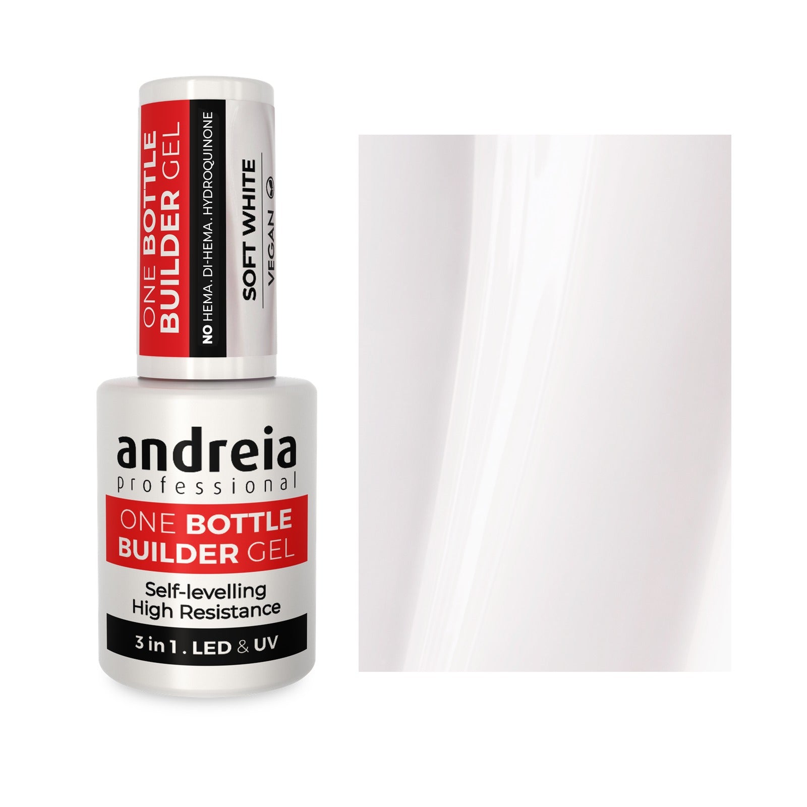 Andreia One Bottle Builder Gel Soft White 14 ml