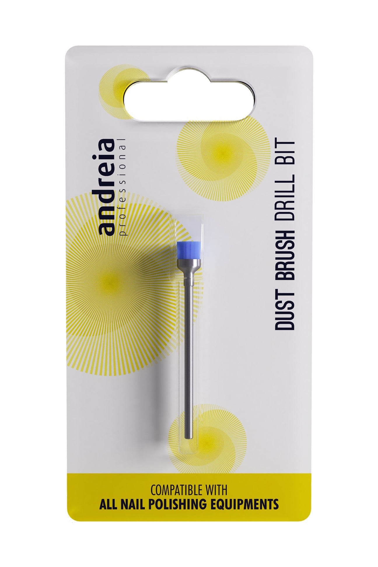 Andreia Drill Bit Ponteiras para Manicure Combinada Escova de Limpeza