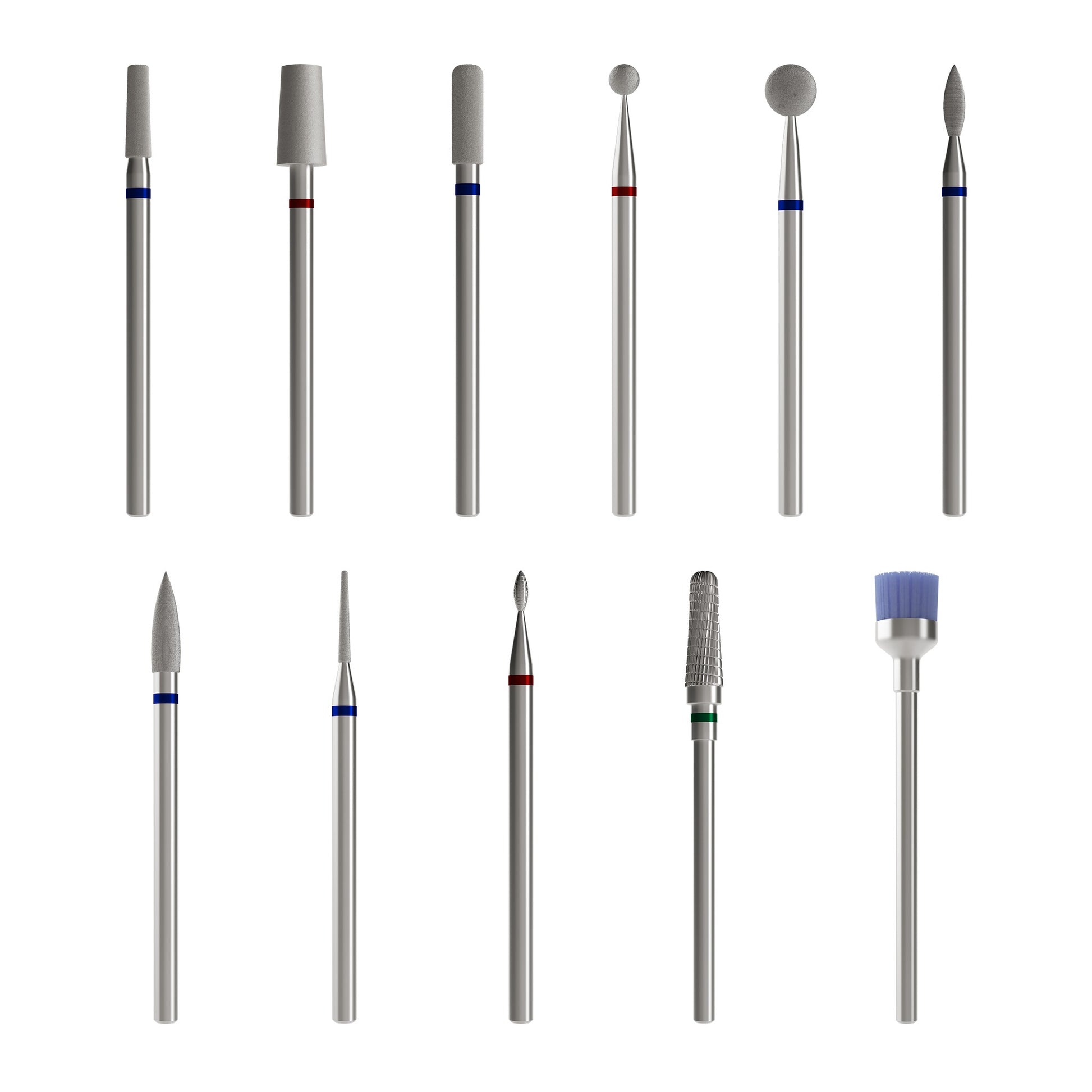 Andreia Drill Bit Ponteiras — a família completa