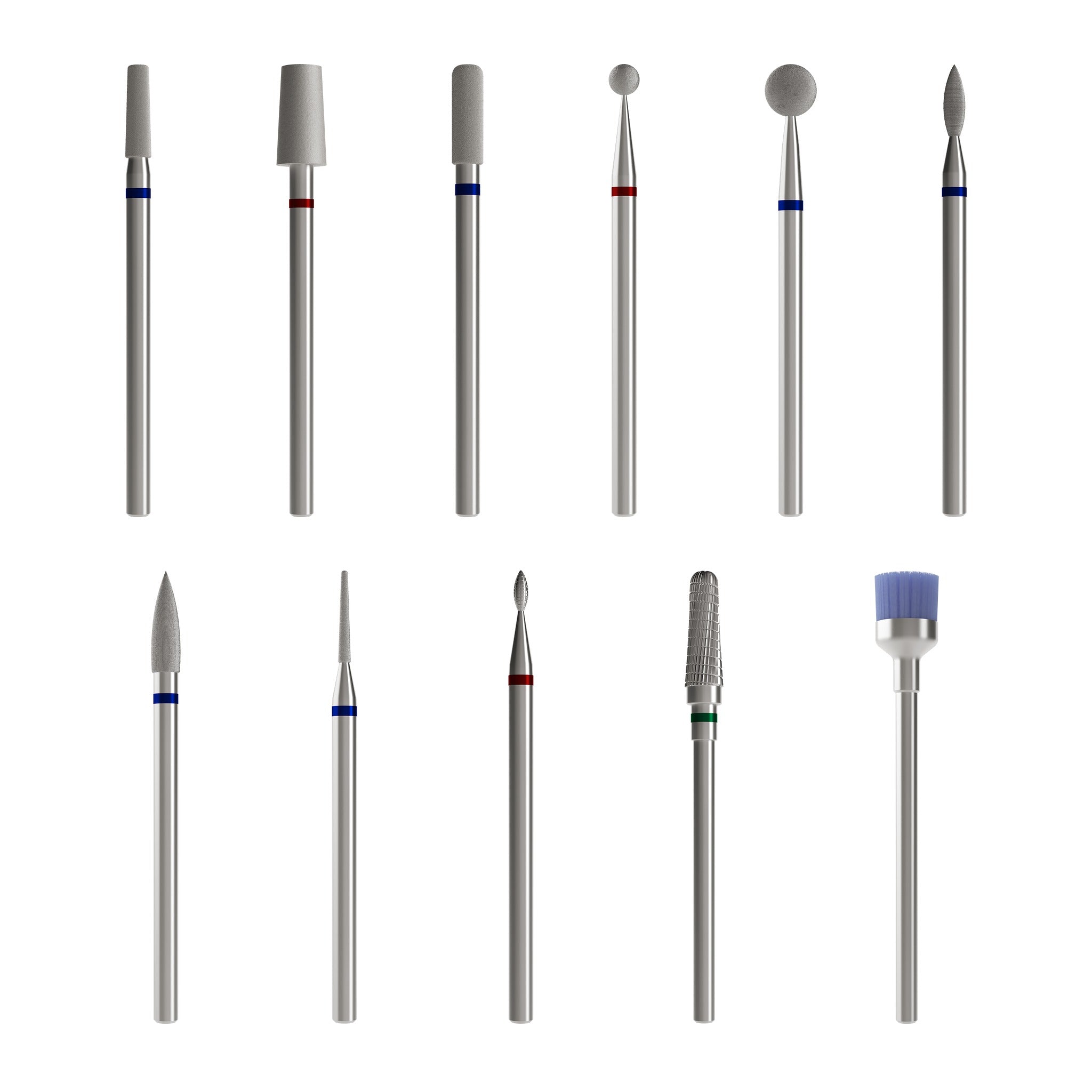 Andreia Drill Bit Ponteiras — a família completa