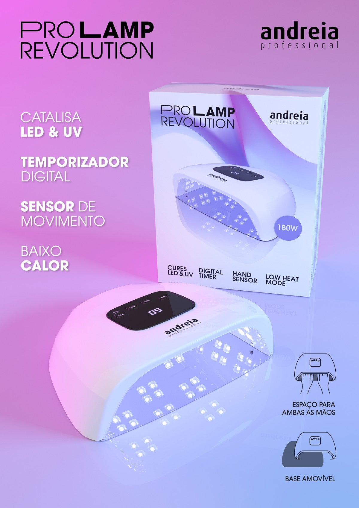 Andreia Pro Lamp Revolution Lâmpada LED UV 180W