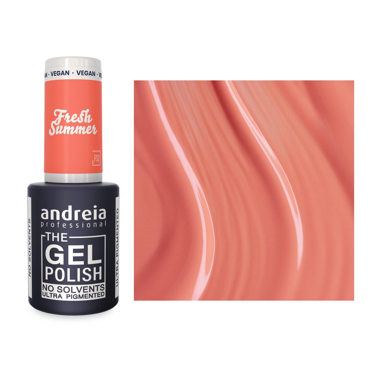 Andreia The Gel Polish FS2 Laranja — frasco e cor