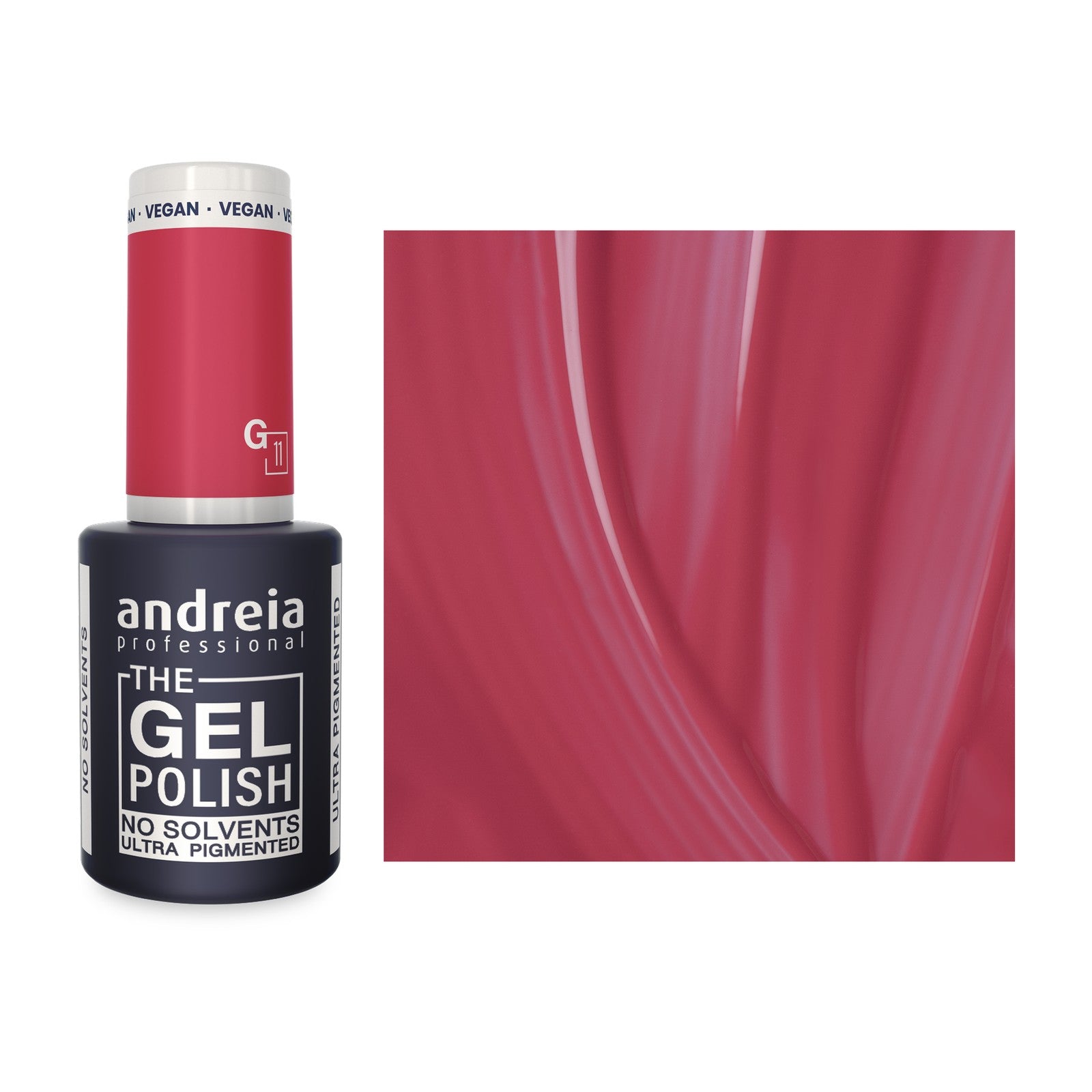 Andreia The Gel Polish G11 Rosa — frasco e cor