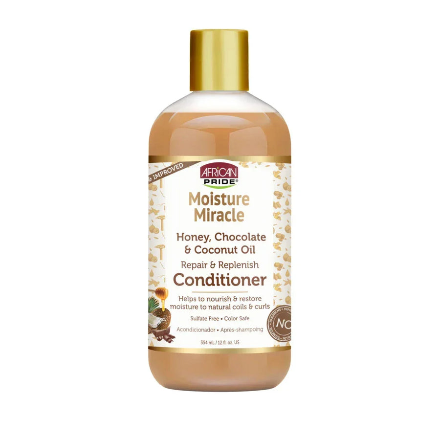 African Pride Moisture Miracle Condicionador 354ml - Ilha dos cosméticos