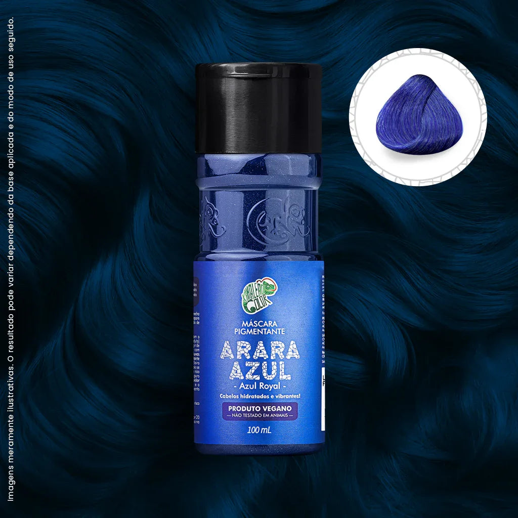 KC Color Semi Permanente Arara Azul 100ml - Ilha dos cosméticos
