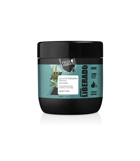 Real Natura Caracóis Definidos Máscara Liberado 500ml - Ilha dos cosméticos