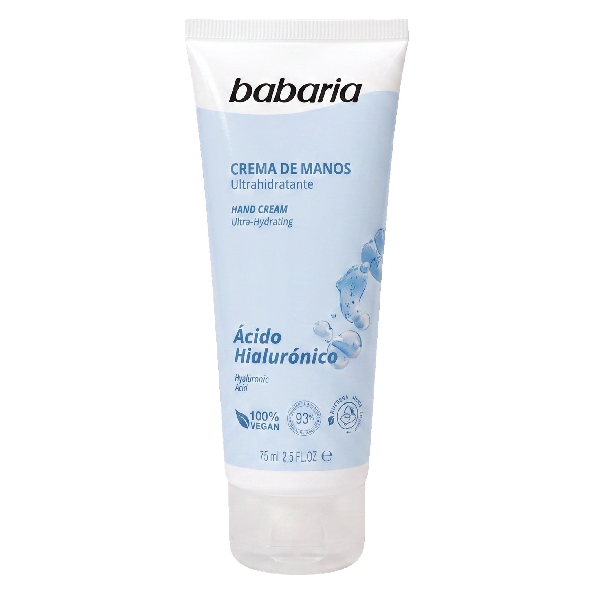Babaria Creme de Mãos Ácido Hialurónico 75ml — foto 1
