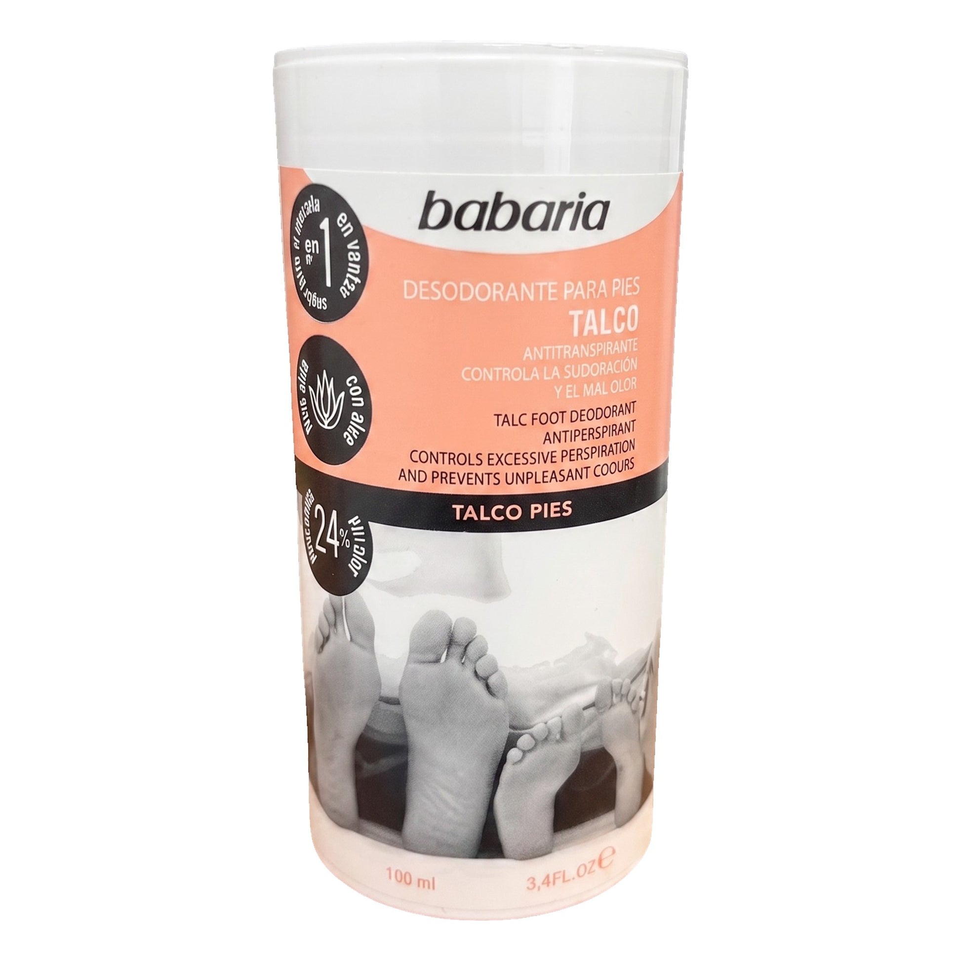 Babaria Talco Desodorizante para Pés 100ml — foto 1