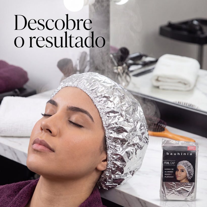 Bauhinia Touca de Alumínio para Tratamentos Capilares 1 Unidade — benefícios