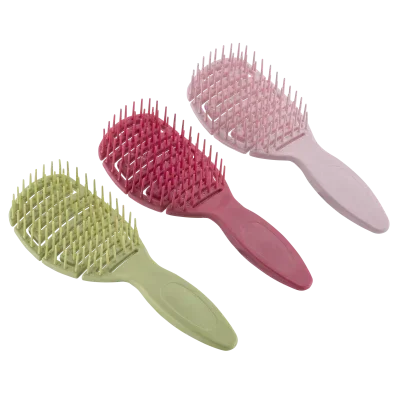 Dompel Escova de Cabelo Maya Floral Verde Jasmin