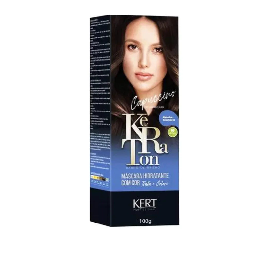 Keraton Banho De Brilho - Capuccino 100g - Ilha dos cosméticos