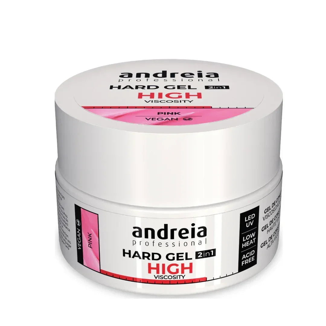 Andreia Hard Gel 2 em 1 Soft Pink 44g - Ilha dos cosméticos
