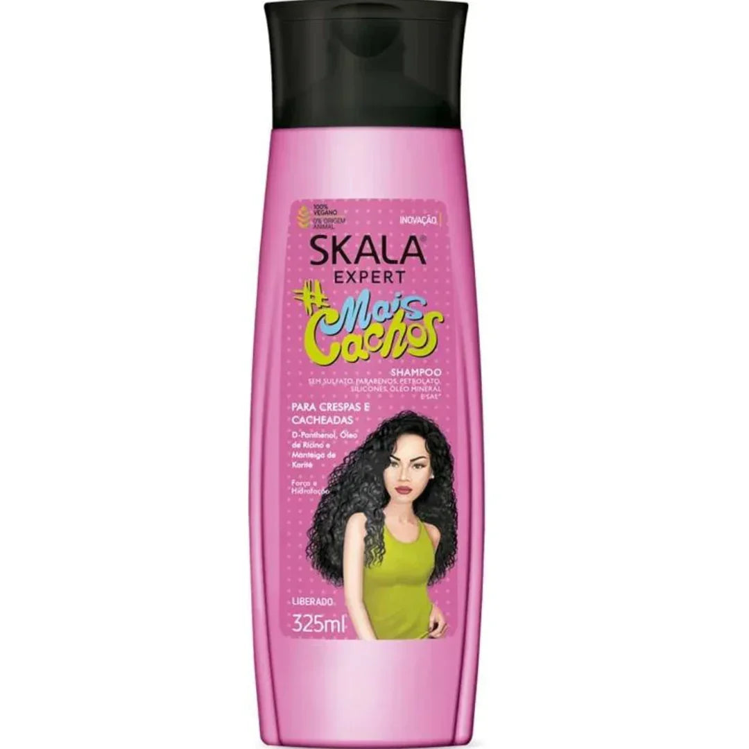 Skala Mais Cachos Shampoo 325ml - Ilha dos cosméticos